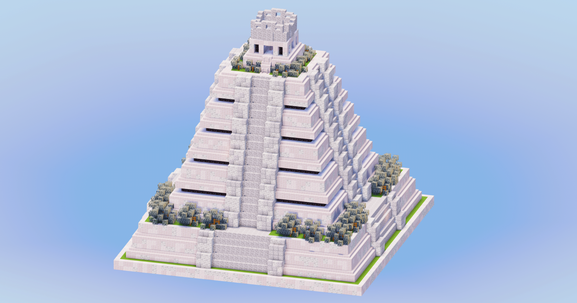 Pale Oak Mayan Temple — Minecraft Build by LeonisBuilds (2)