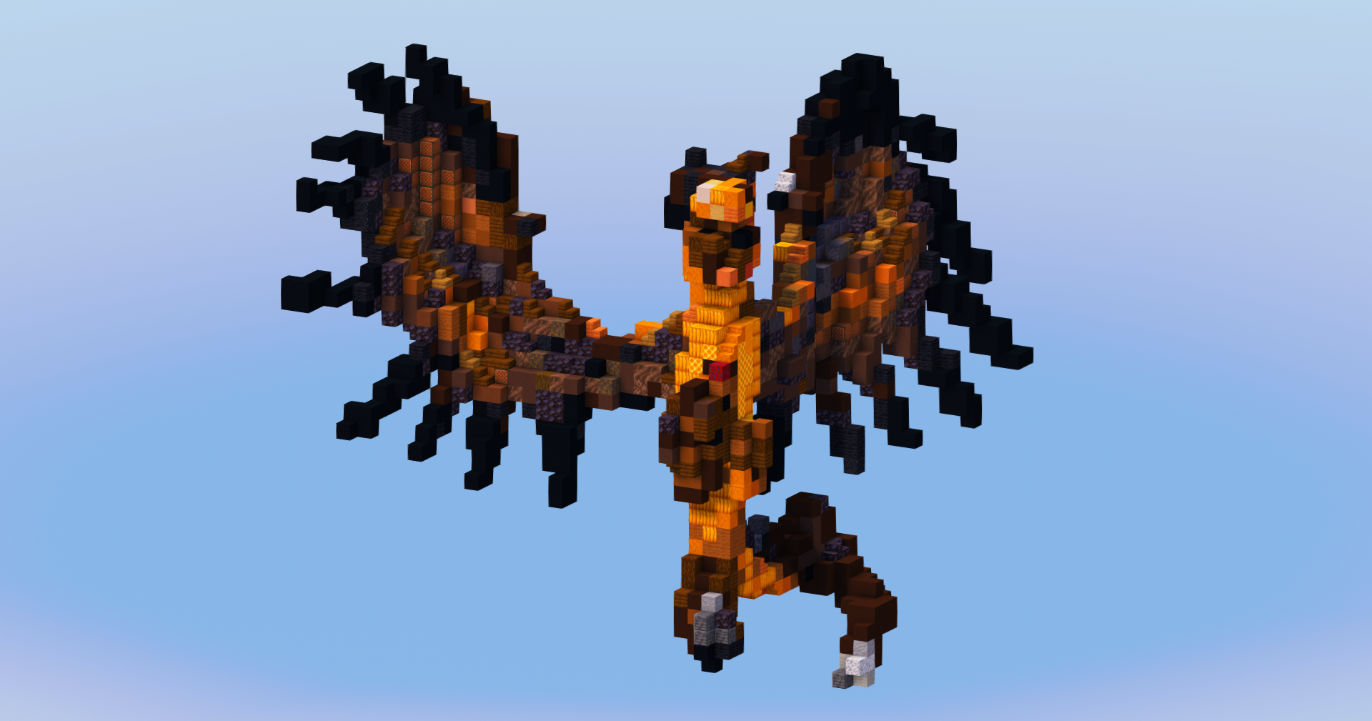 Hookfang - Monstrous Nightmare Dragon from How To Train Your Dragon — Minecraft Build by LeonisBuilds (2)