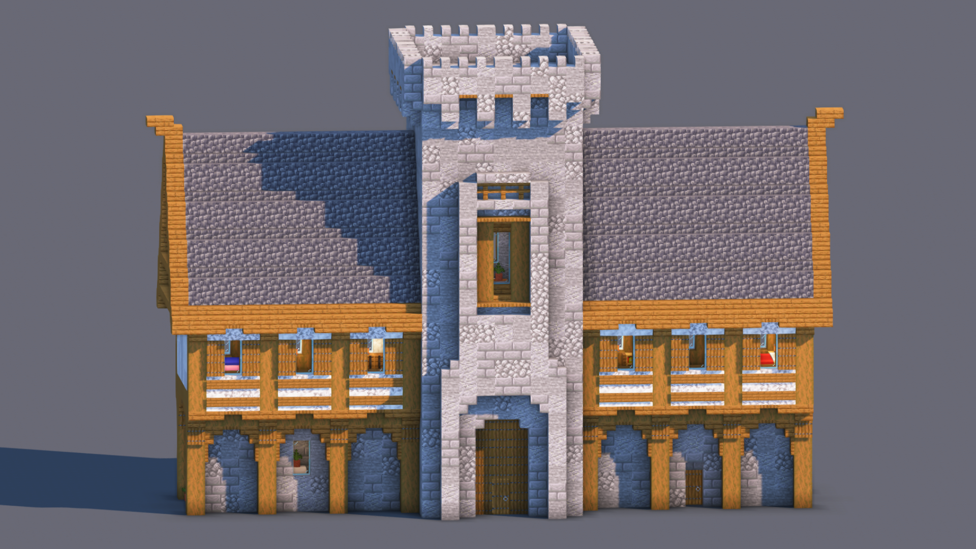 Medieval House – Fully Decorated Interior | Download — Minecraft Build by RaekonBuilds