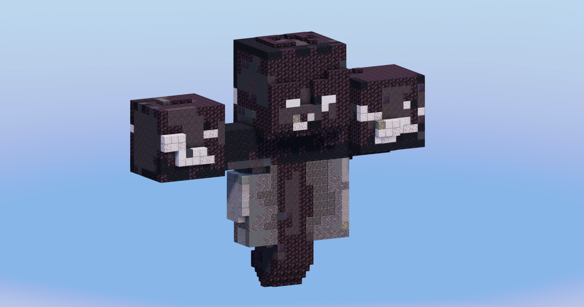 Wither Boss from Minecraft — Minecraft Build by LeonisBuilds