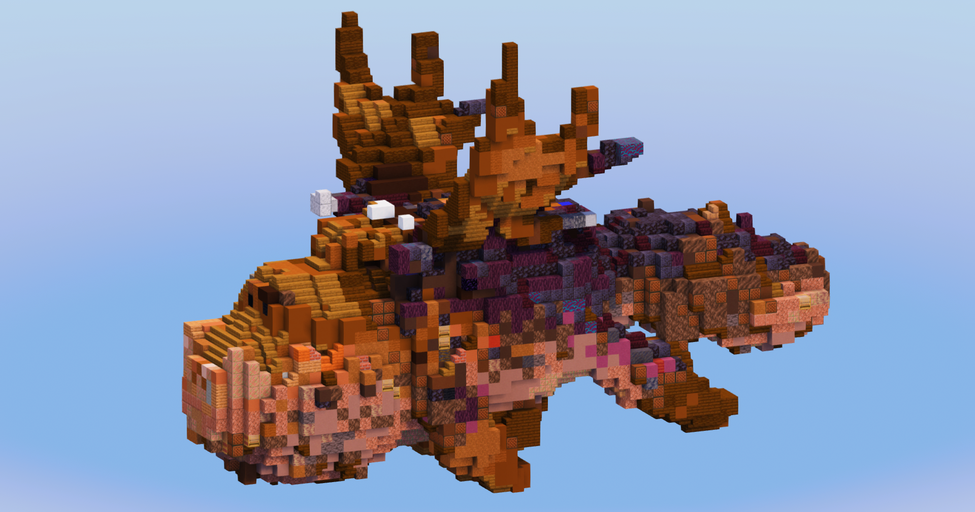 Meatlug - Gronckle Dragon from How To Train Your Dragon — Minecraft Build by LeonisBuilds (2)