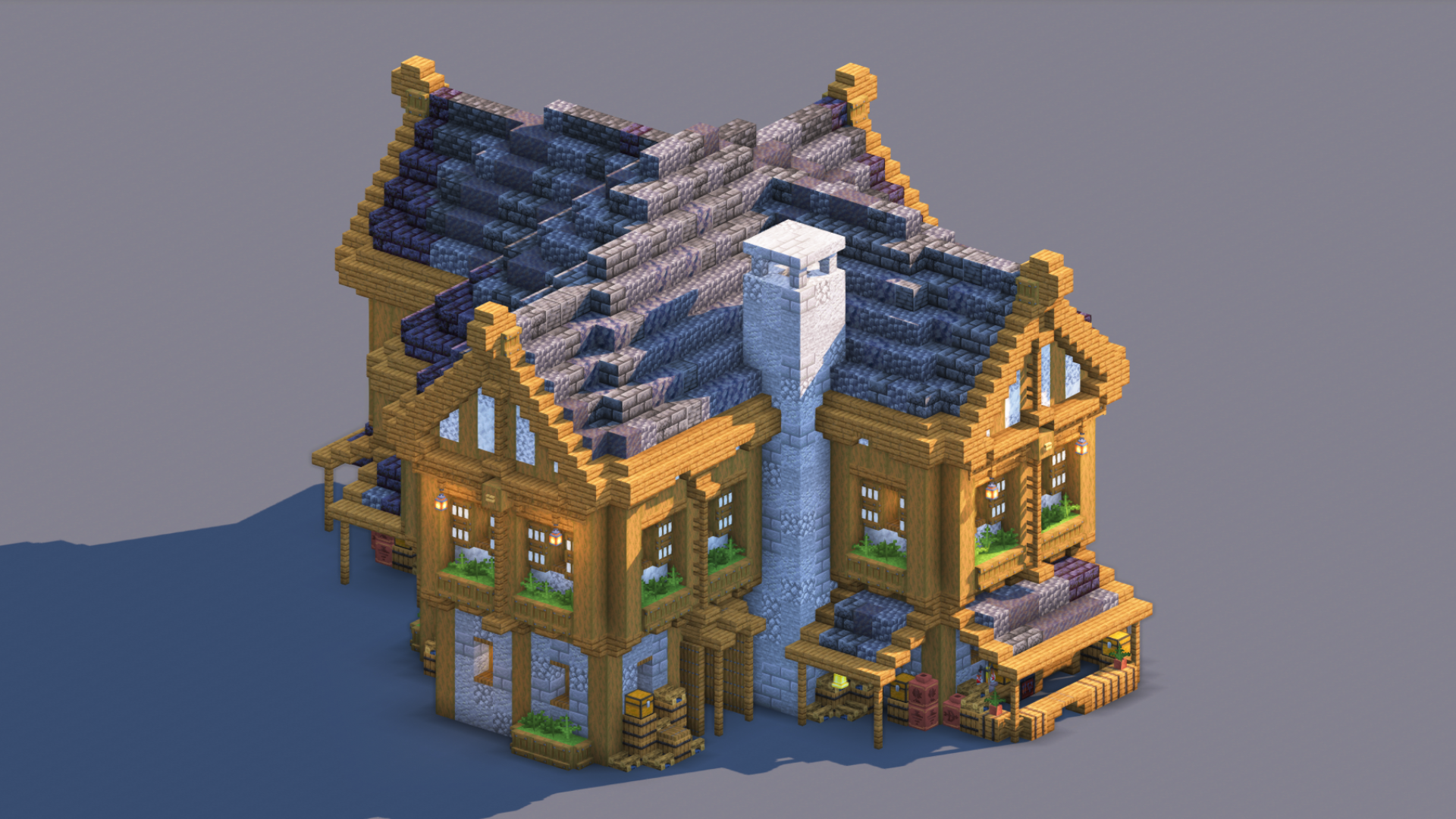 Medieval House – Fully Decorated Interior | Download — Minecraft Build by RaekonBuilds (4)