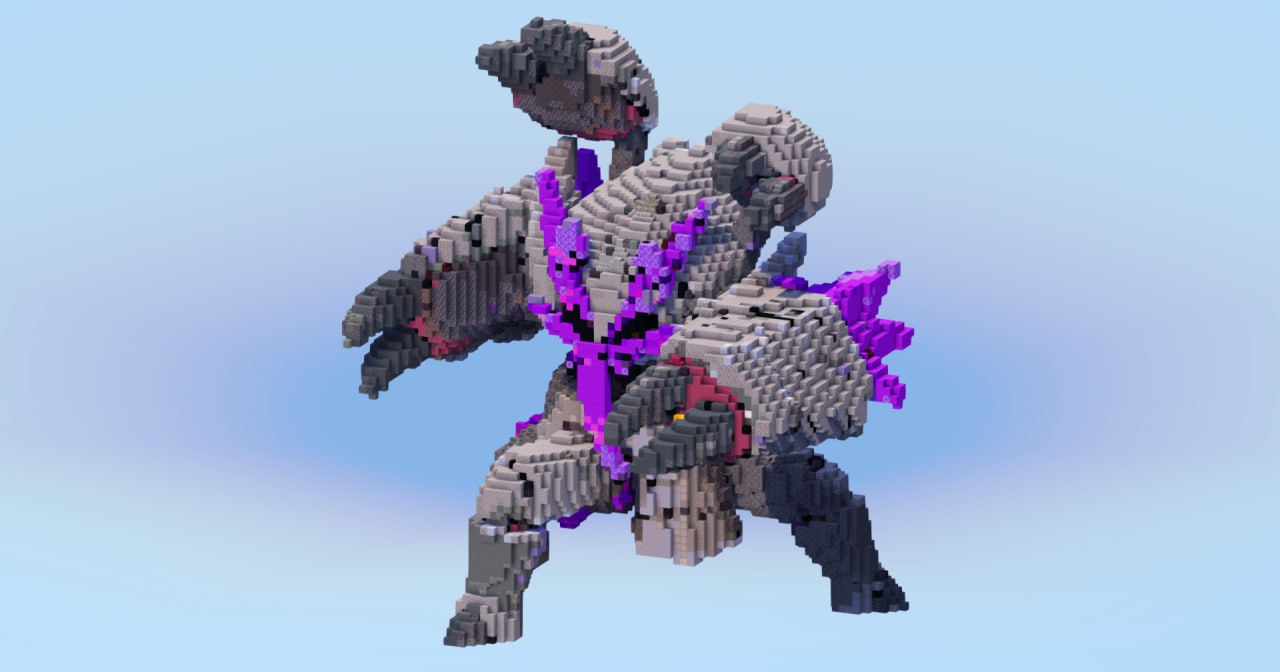 Mega Golisopod — Minecraft Build by LeonisBuilds (2)