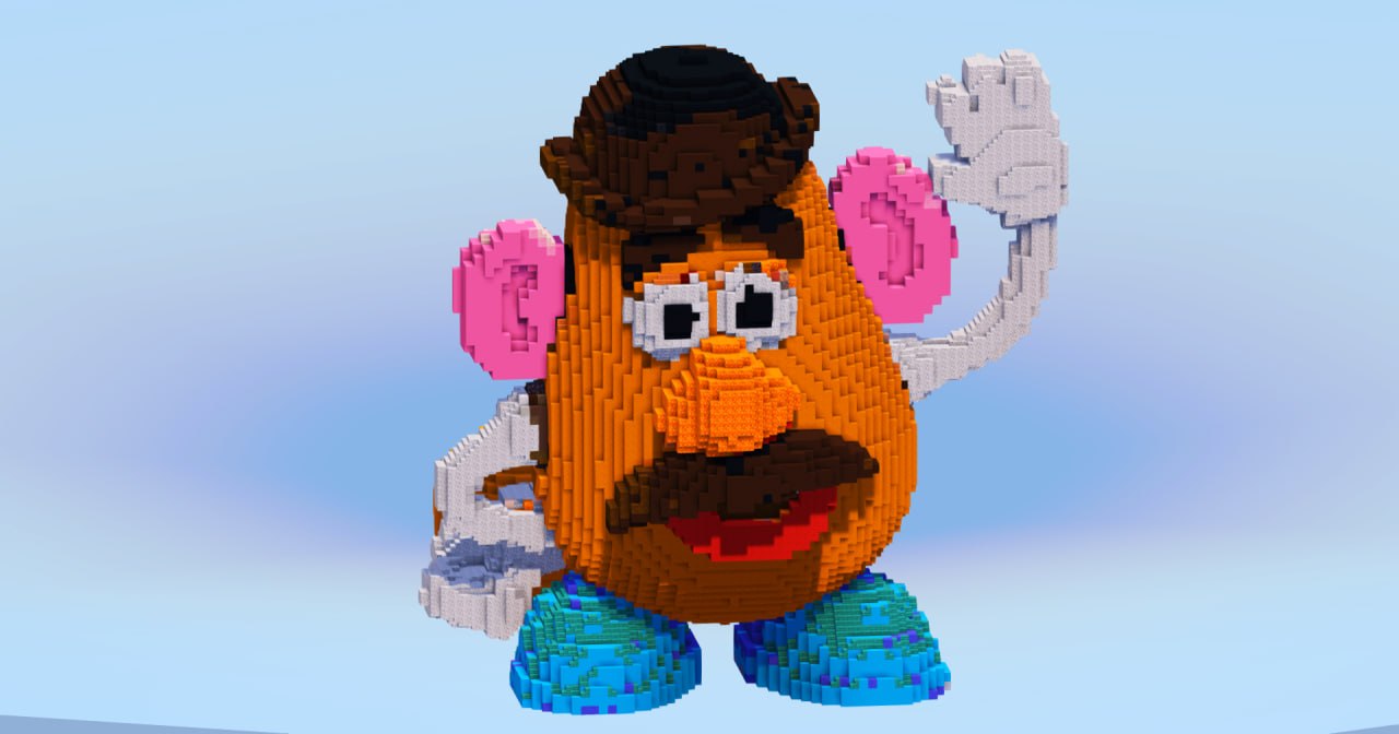 Mr Potato Head — Minecraft Build by LeonisBuilds (2)