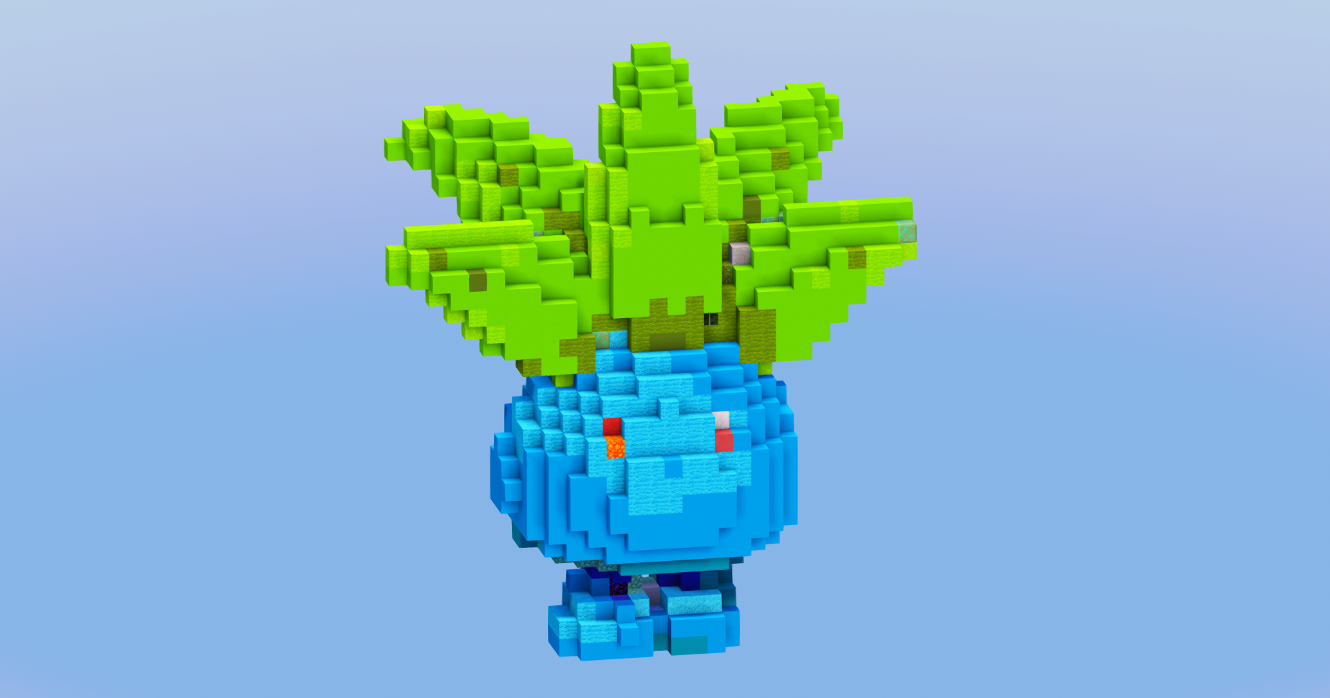 Oddish from Pokemon — Minecraft Build by LeonisBuilds (2)