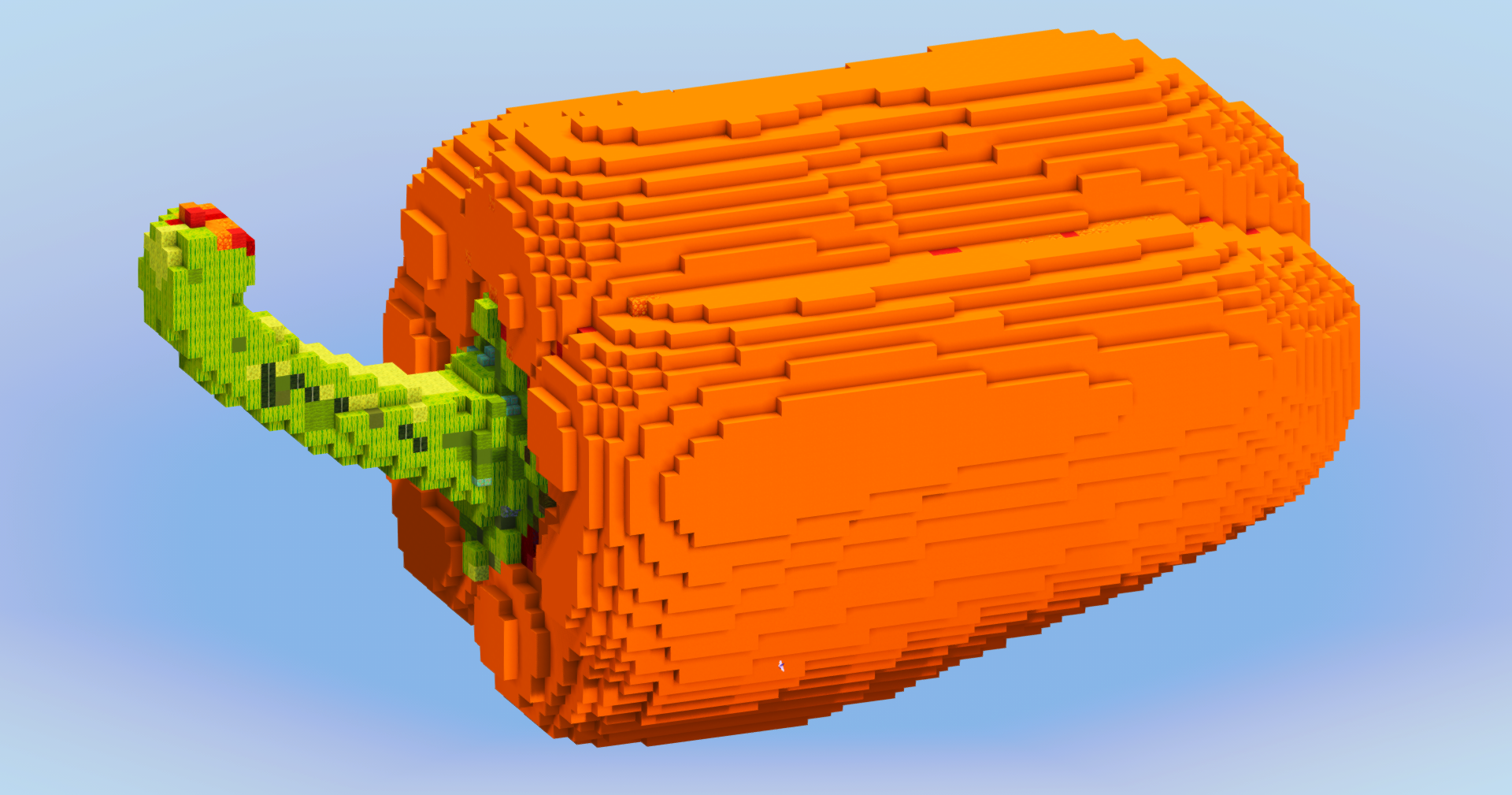 Red Bellpepper Vegetable — Minecraft Build by LeonisBuilds