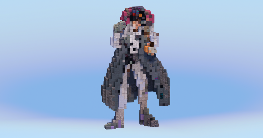 Aokiji from One Piece — Minecraft Build by LeonisBuilds