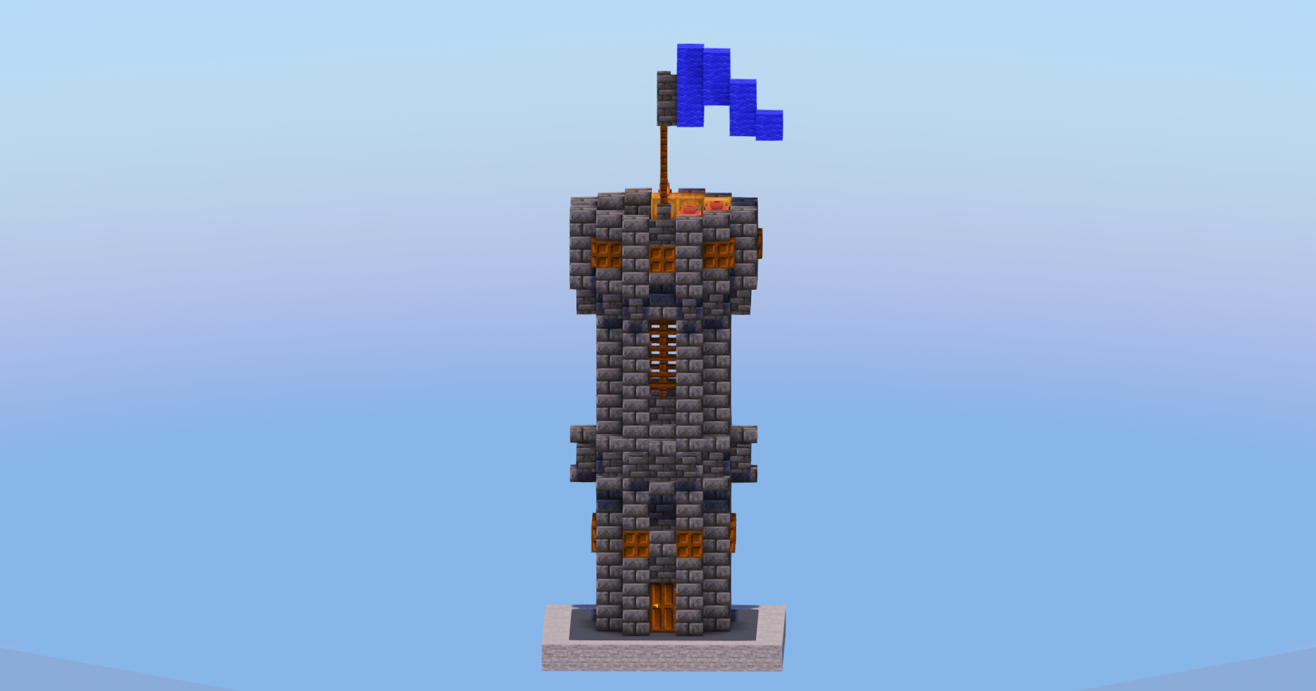 Small Dark Medieval Tower — Minecraft Build by LeonisBuilds (3)