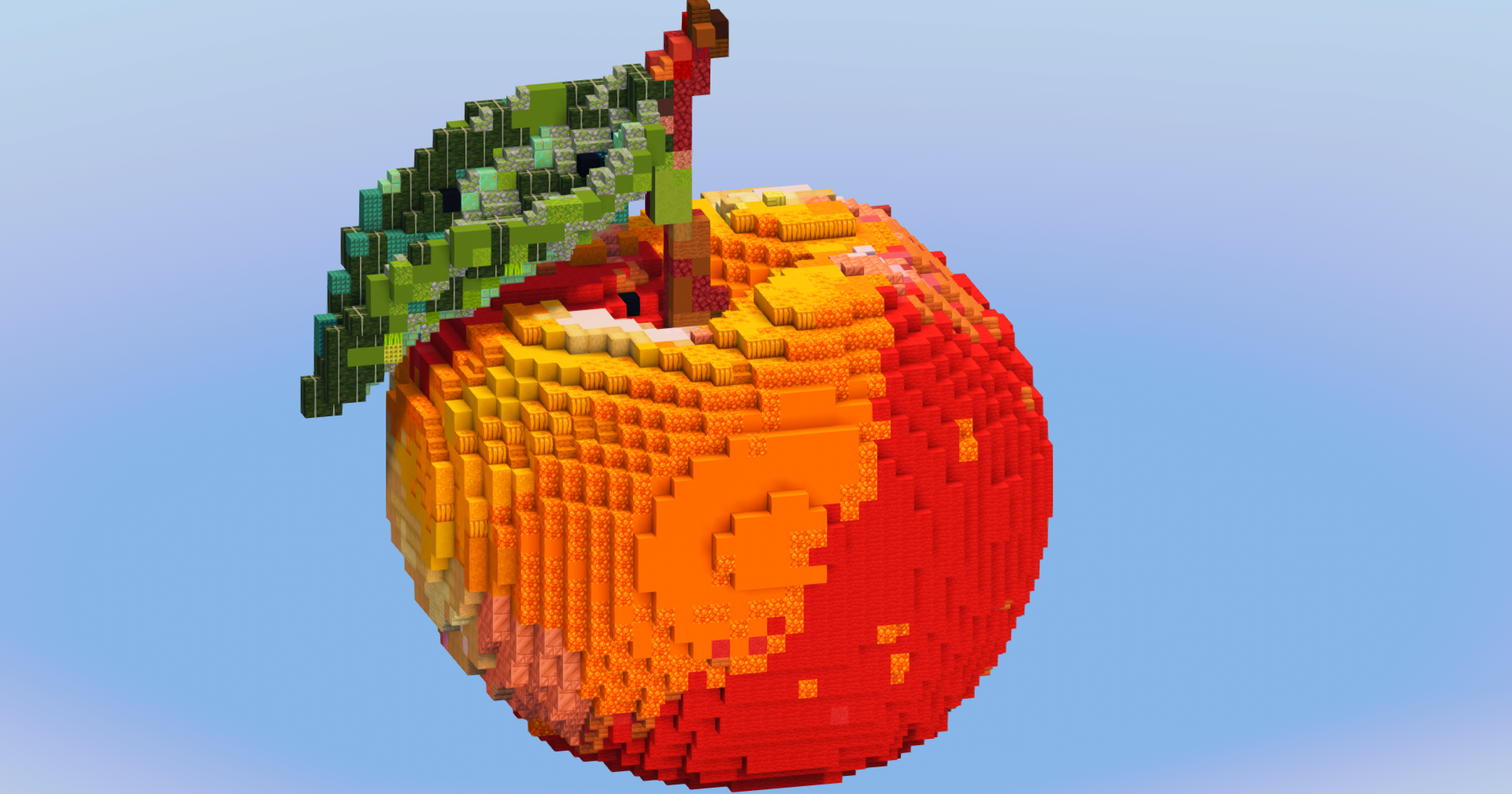 Peach Fruit — Minecraft Build by LeonisBuilds (2)