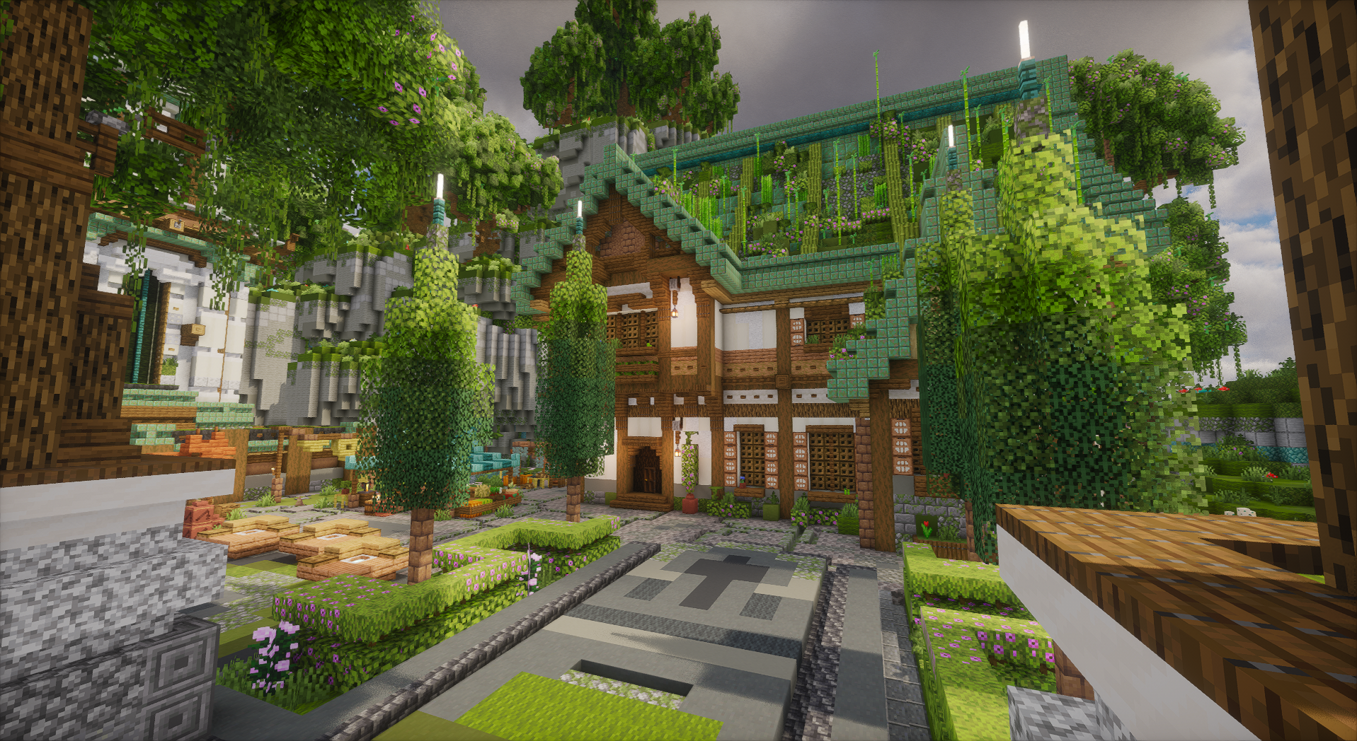 Evergrove Spawn — Minecraft Build by OrioniX (4)
