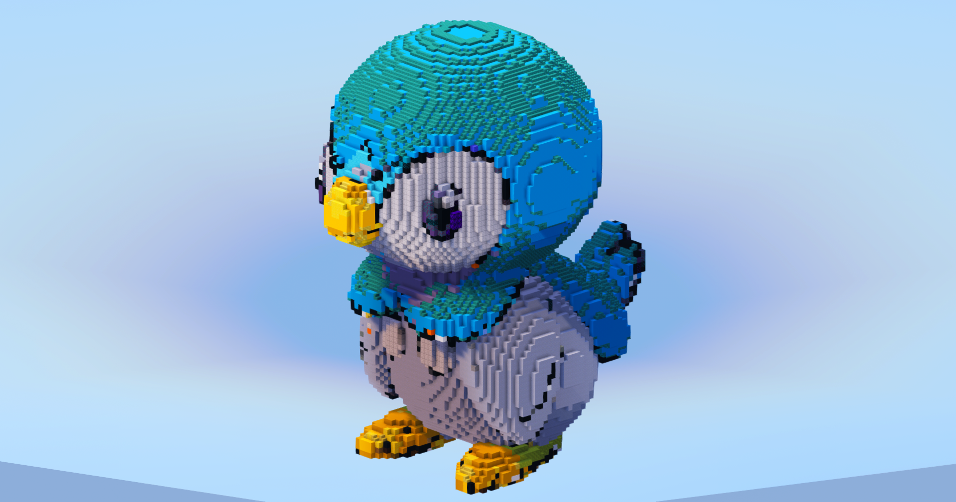 Piplup — Minecraft Build by LeonisBuilds (2)