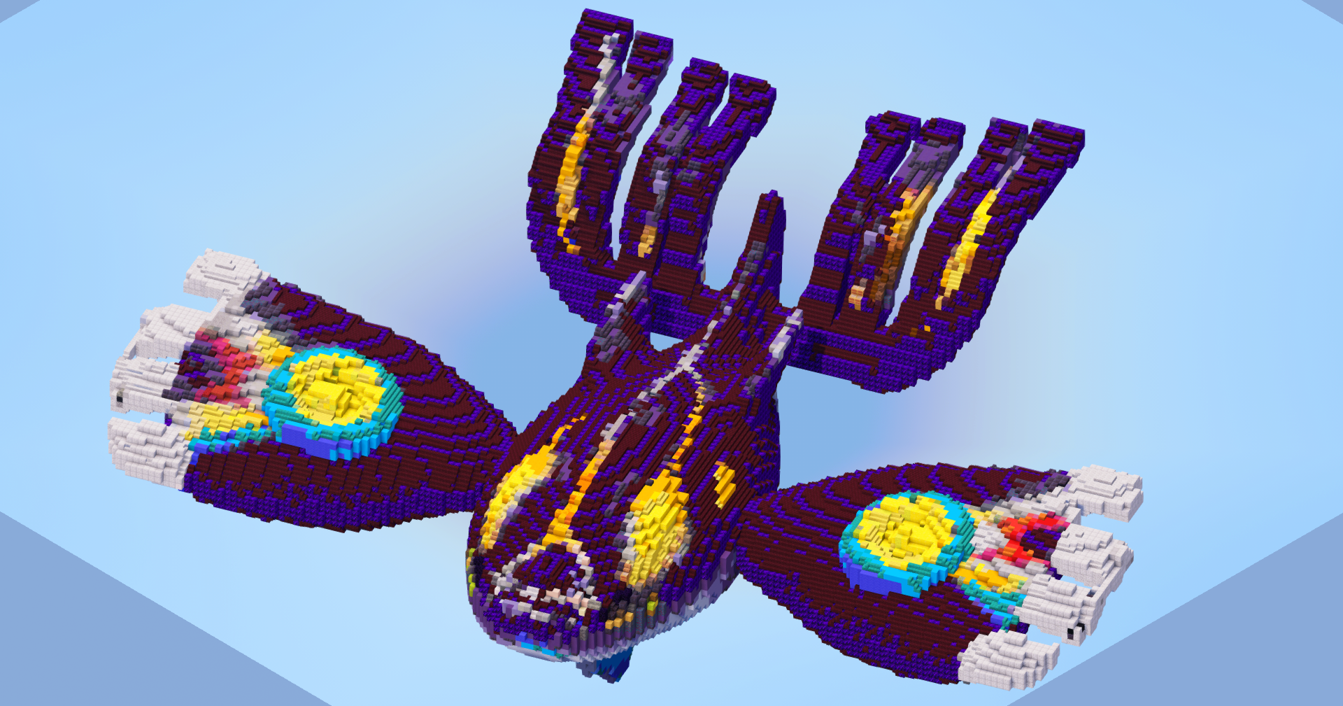 Primal Kyogre — Minecraft Build by LeonisBuilds