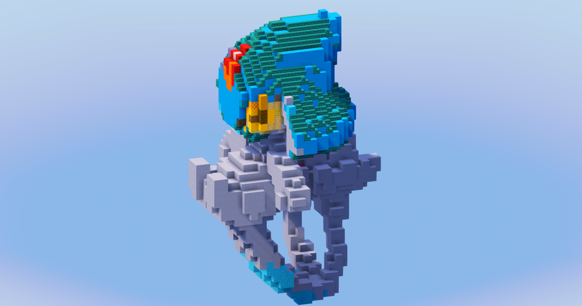 Azelf from Pokemon — Minecraft Build by LeonisBuilds (2)