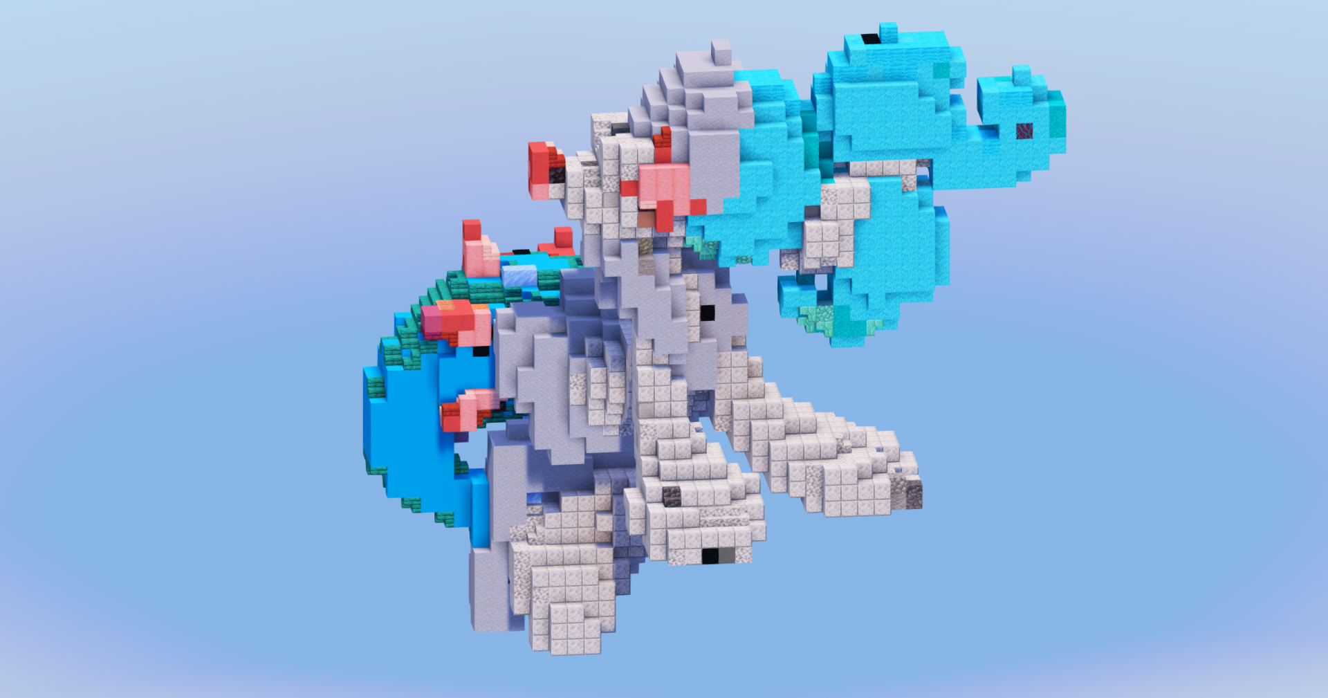 Primarina from Pokemon — Minecraft Build by LeonisBuilds