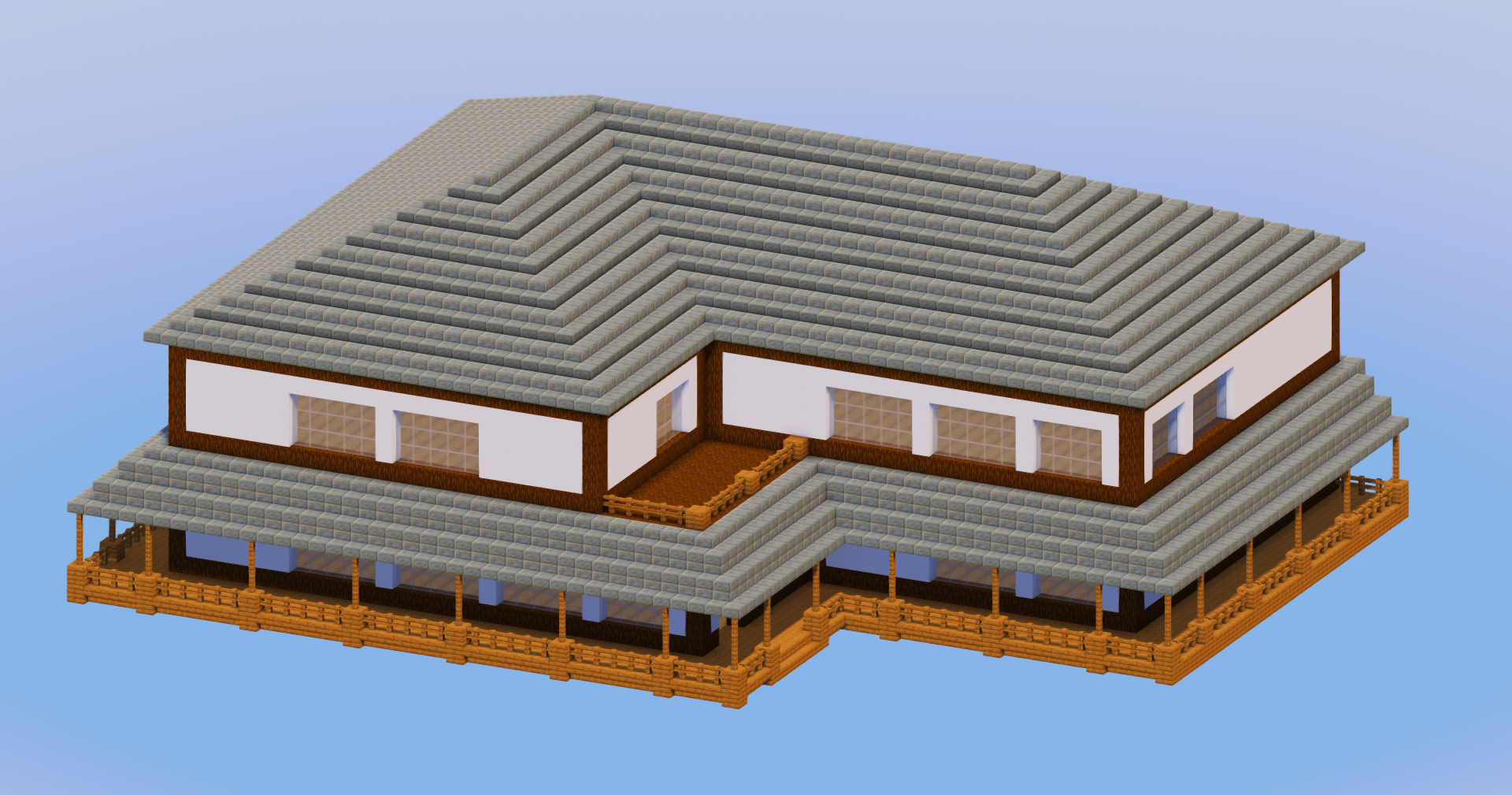 Minecraft Mansion Tuff Bricks — Minecraft Build by LeonisBuilds