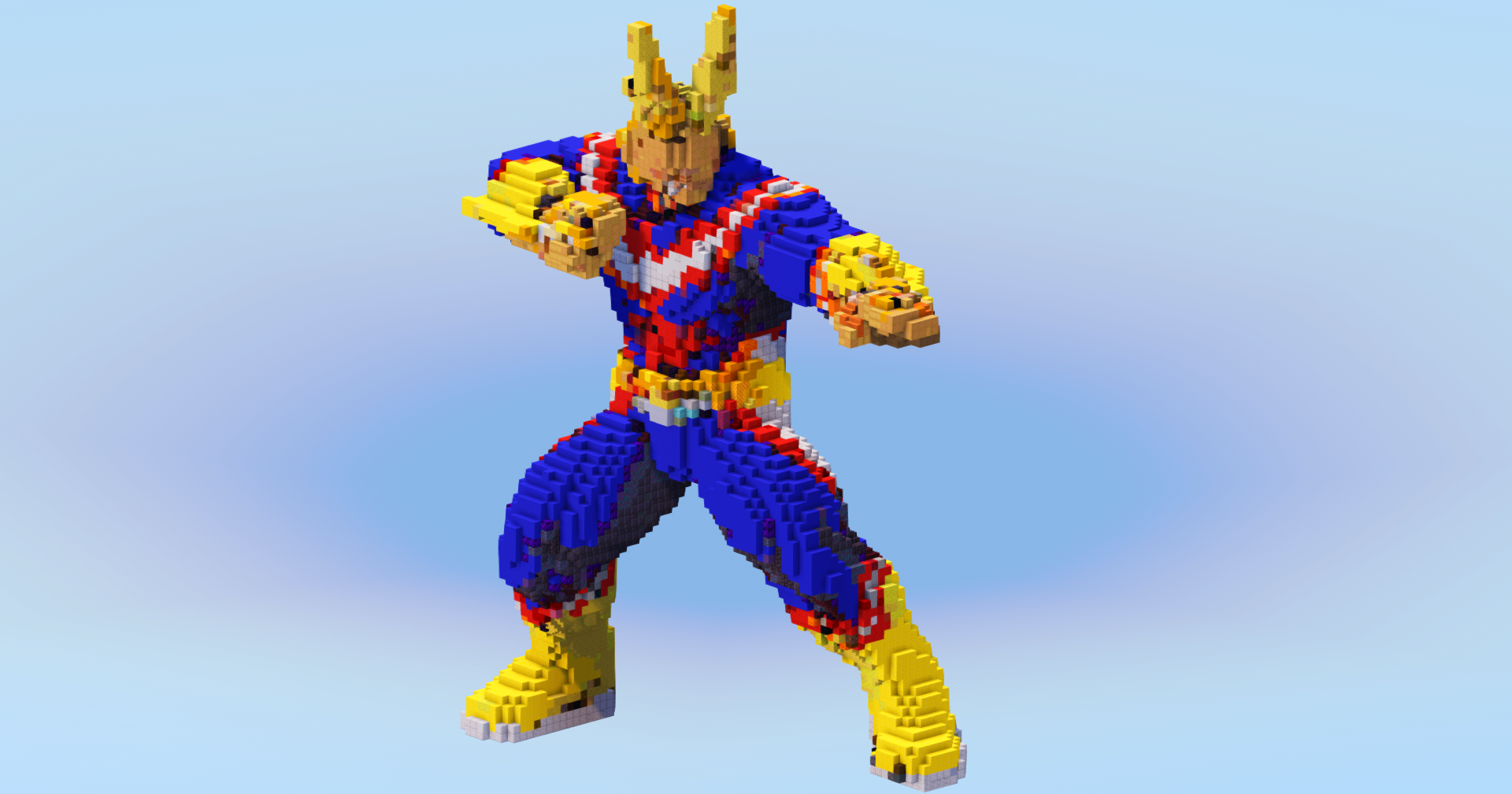 All Might — Minecraft Build by LeonisBuilds (2)