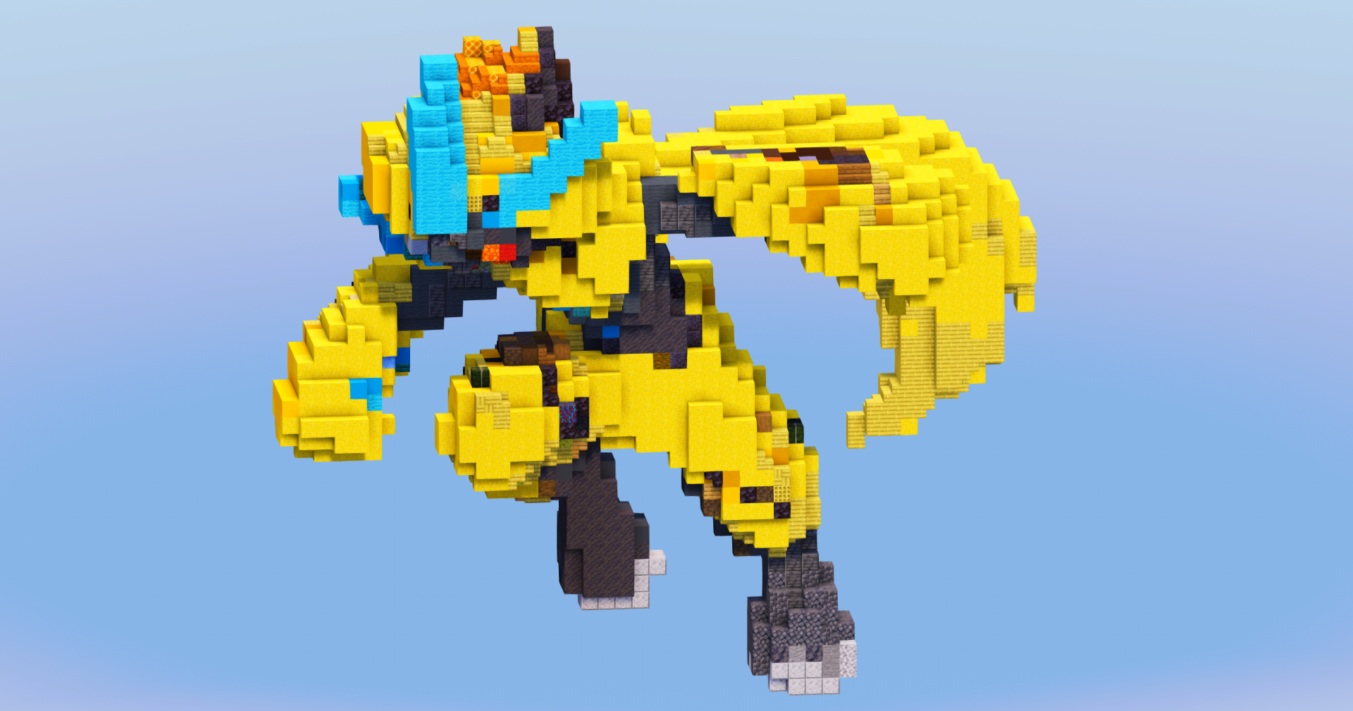 Zeraora from Pokemon — Minecraft Build by LeonisBuilds (2)