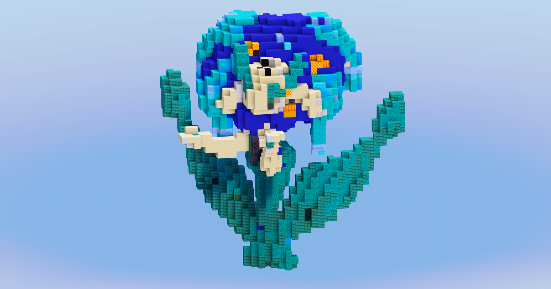 Florges Blue Flower from Pokemon