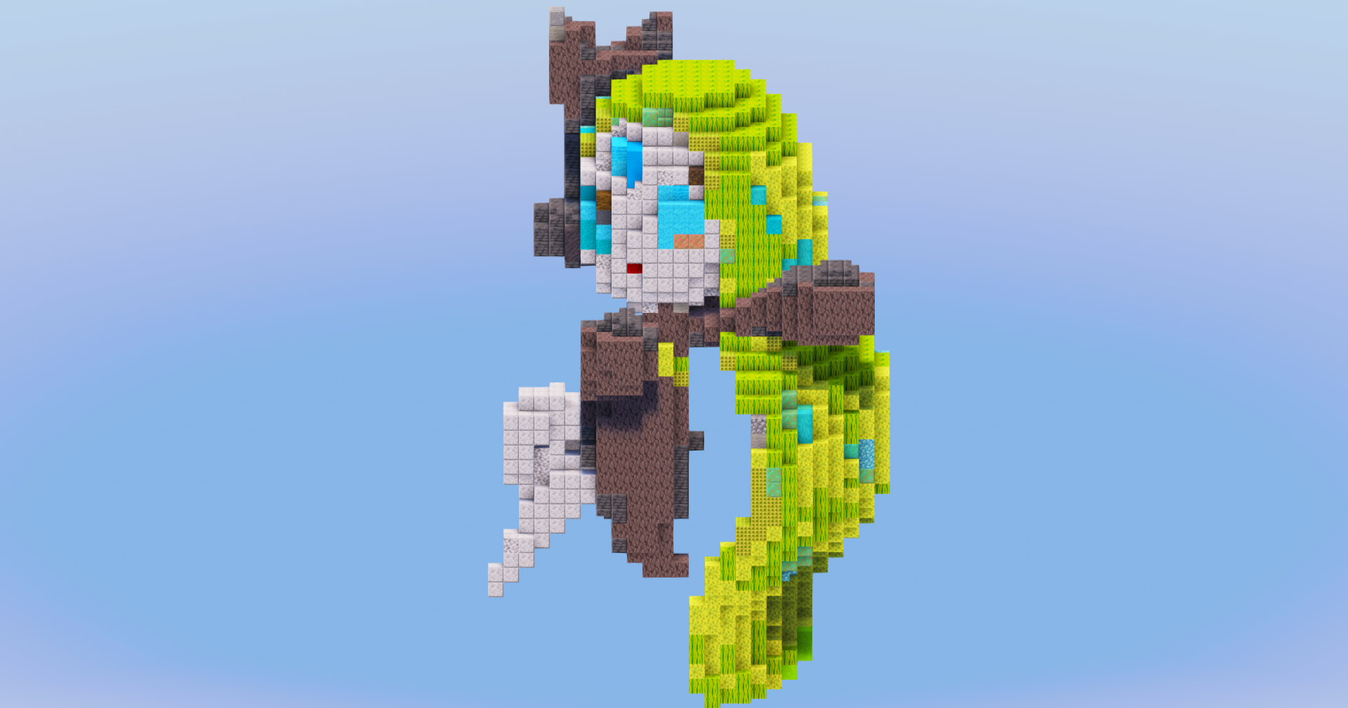 Meloetta from Pokemon — Minecraft Build by LeonisBuilds