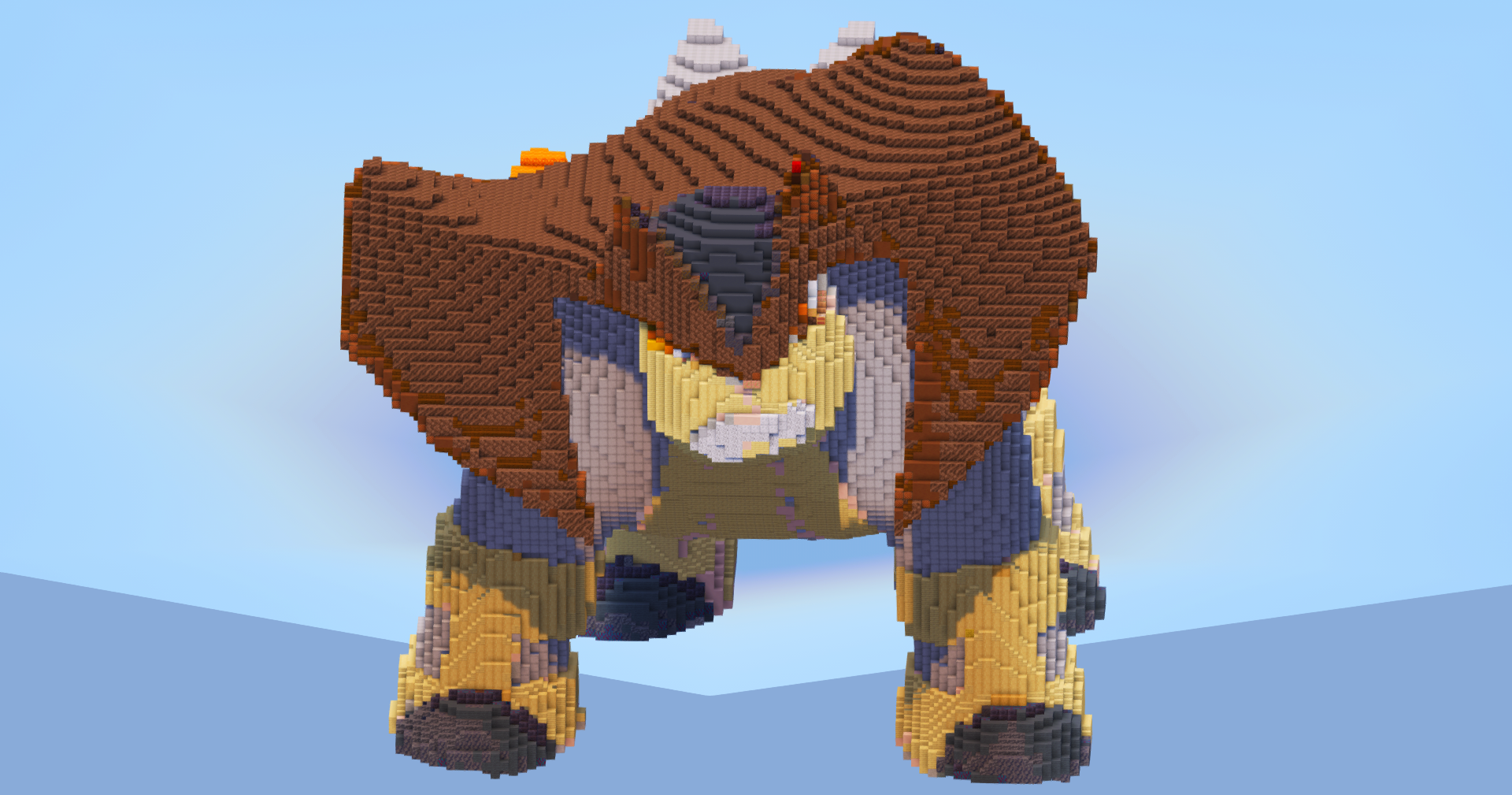 Terrakion — Minecraft Build by LeonisBuilds