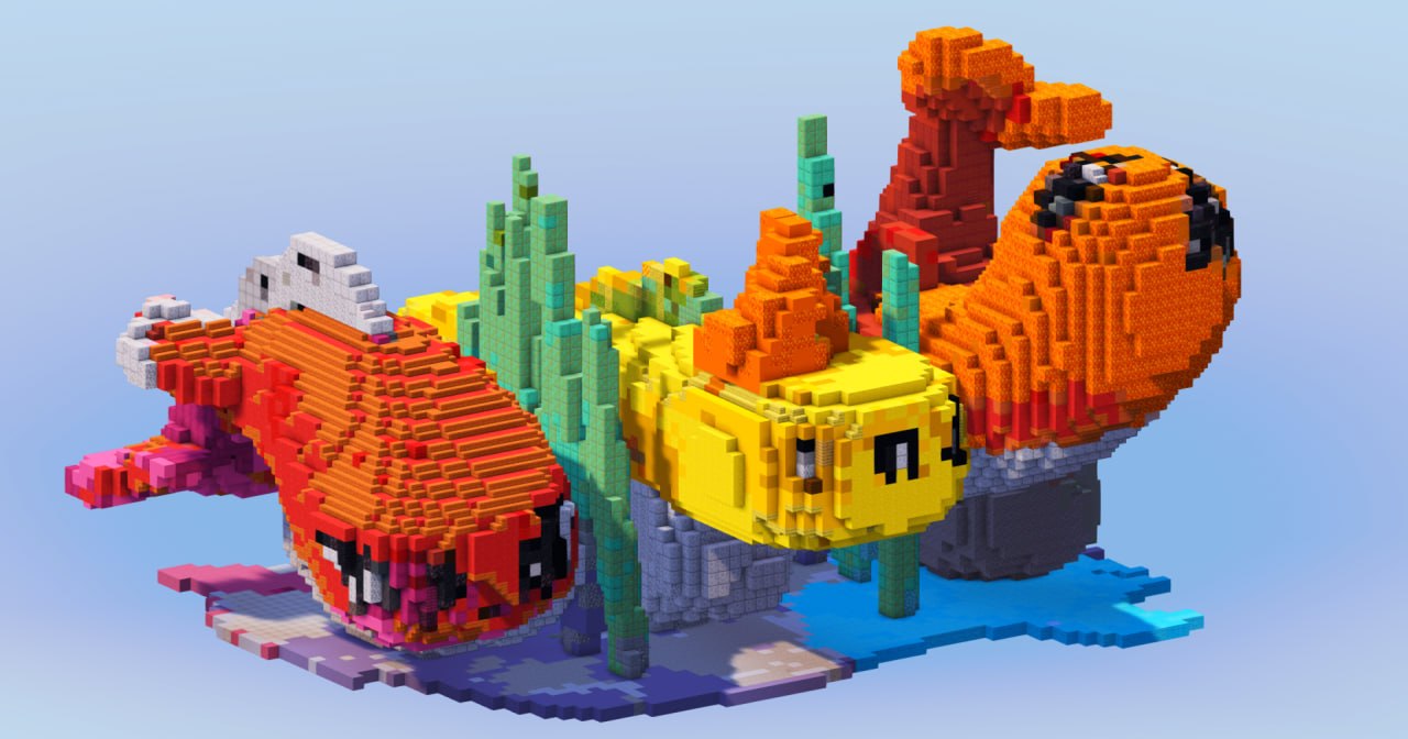 Mega Tatsugiri — Minecraft Build by LeonisBuilds (2)