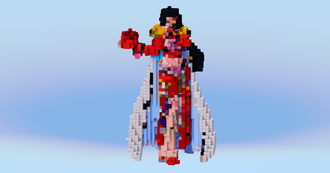 Boa Hancock from One Piece — Minecraft Build by LeonisBuilds