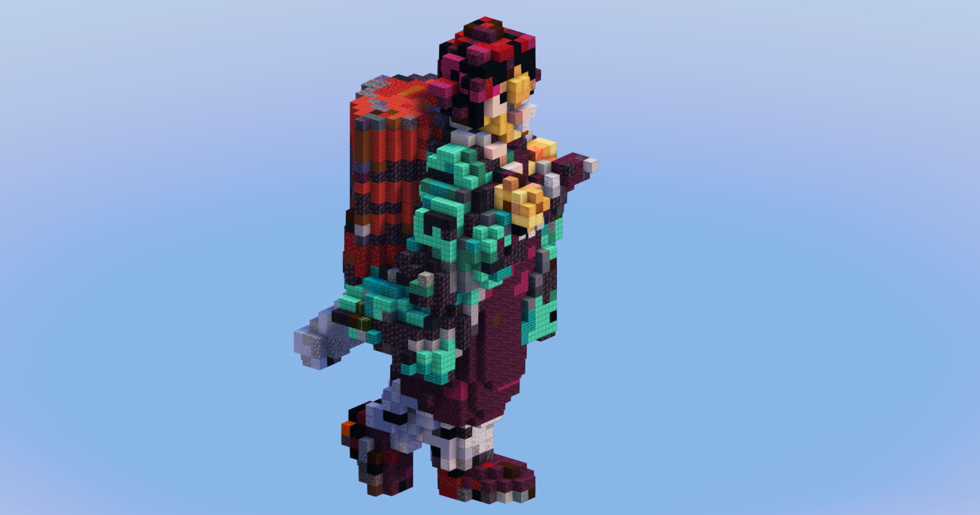 Tanjiro from Demon Slayer — Minecraft Build by LeonisBuilds (2)