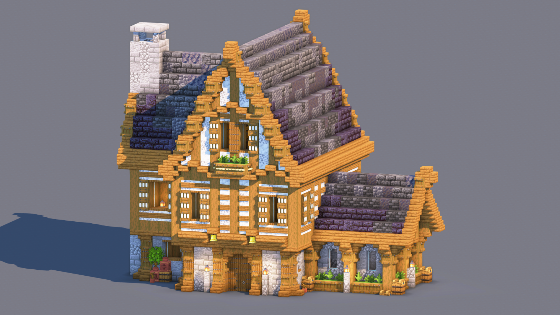 Medieval House – Fully Decorated Interior | Download — Minecraft Build by RaekonBuilds (2)