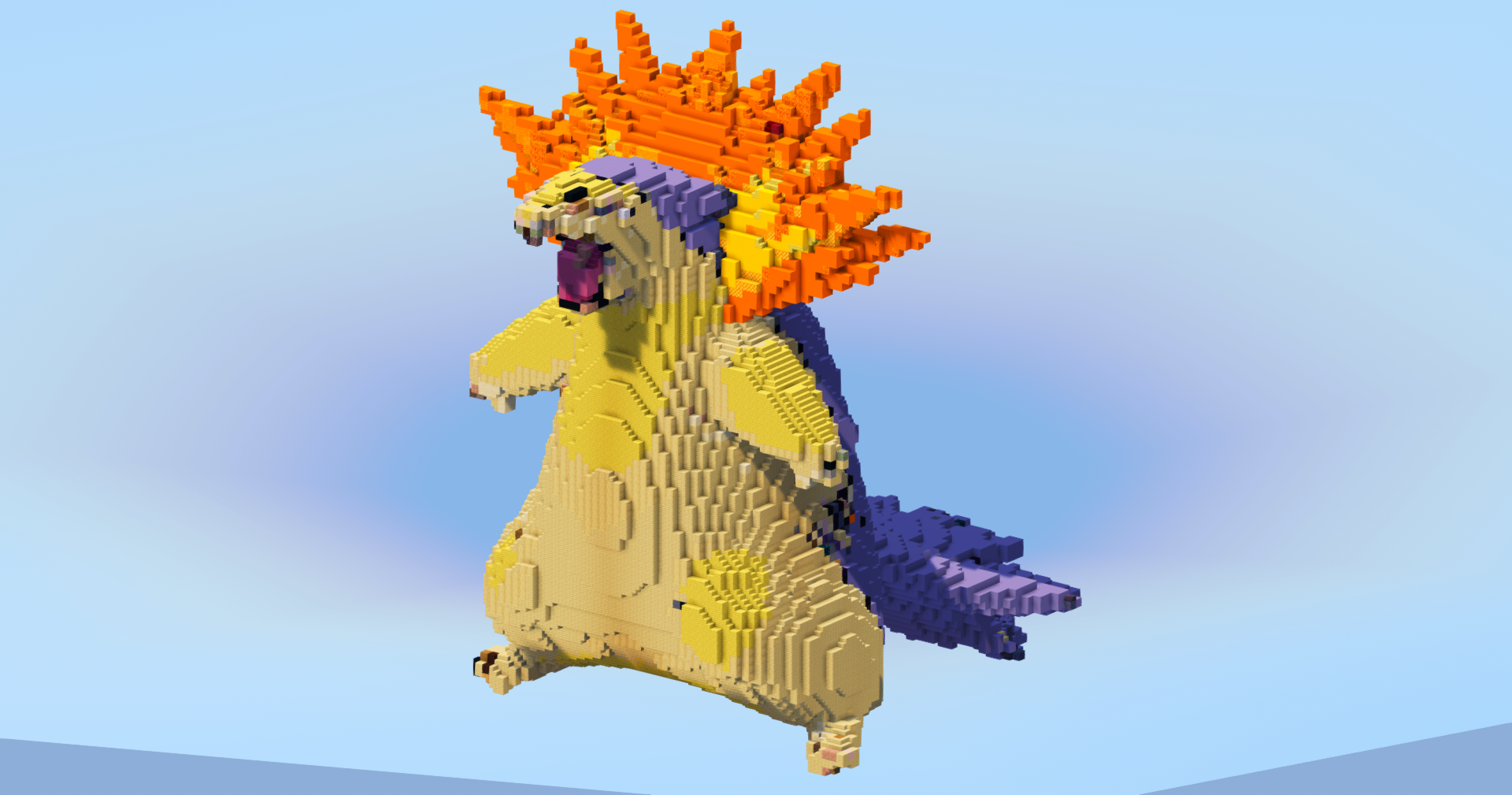 Typhlosion — Minecraft Build by LeonisBuilds (2)