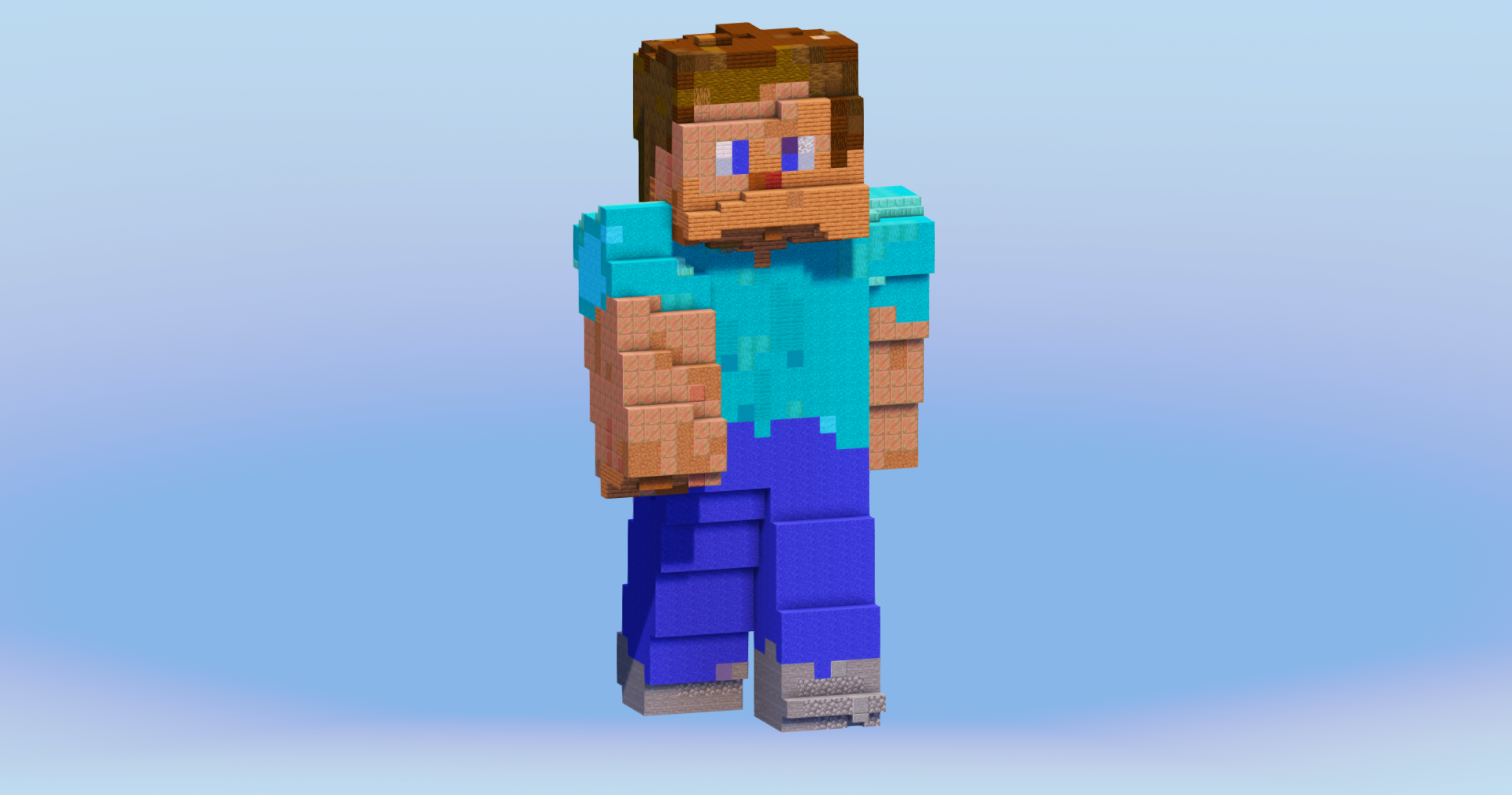 Steve from Minecraft — Minecraft Build by LeonisBuilds (3)