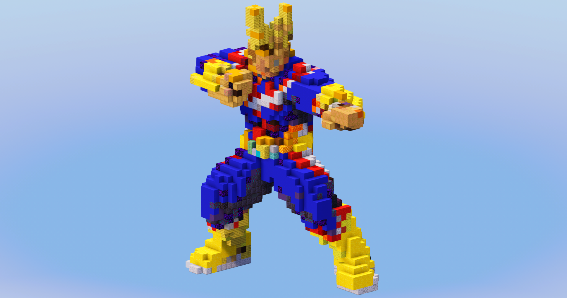 All Might from My Hero Academia — Minecraft Build by LeonisBuilds (2)