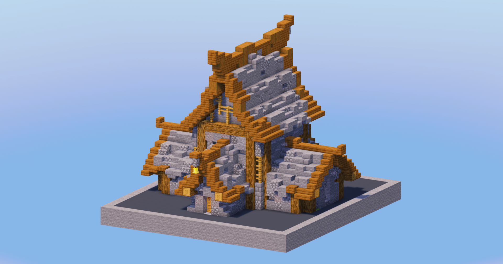 Stone Medieval House 5 — Minecraft Build by LeonisBuilds