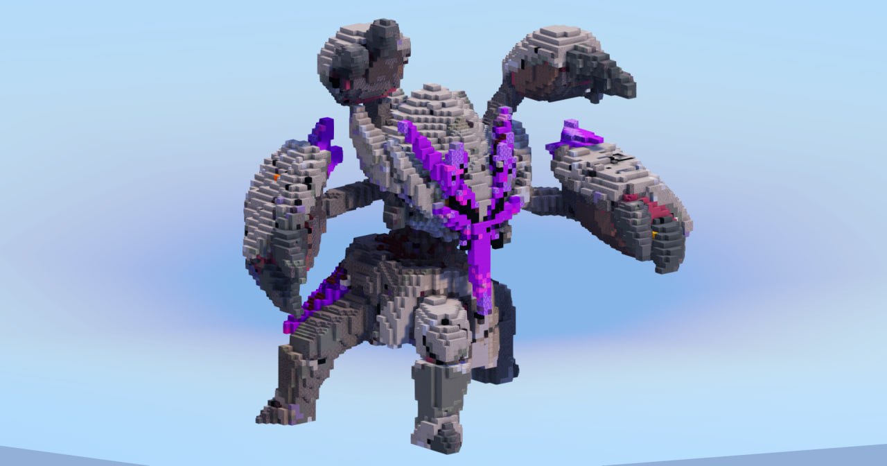 Mega Golisopod — Minecraft Build by LeonisBuilds