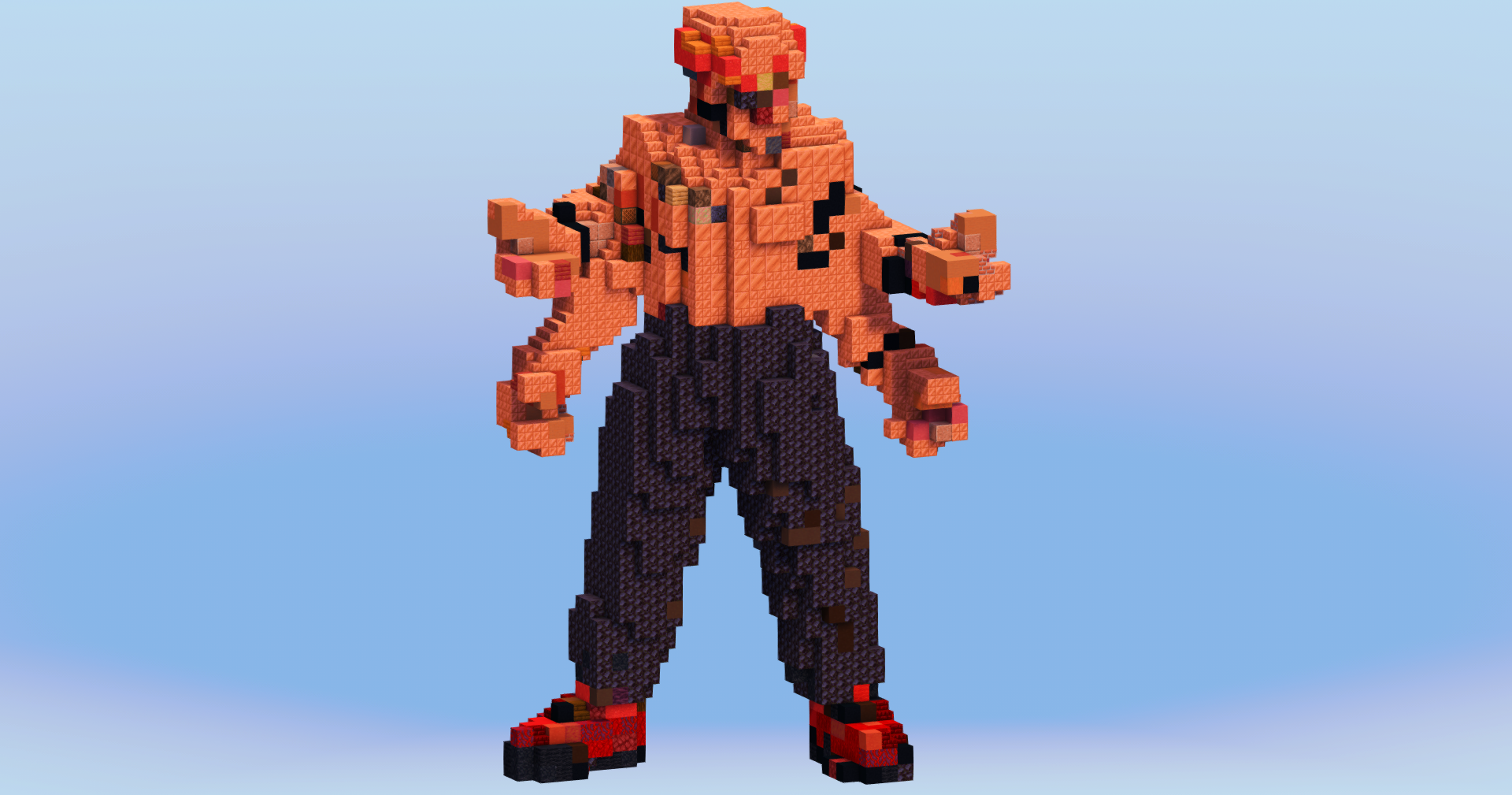 Ryomen Sukuna from Jujutsu Kaizen — Minecraft Build by LeonisBuilds (2)