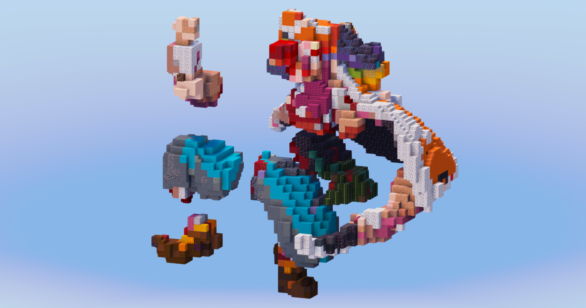Buggy from One Piece — Minecraft Build by LeonisBuilds (2)