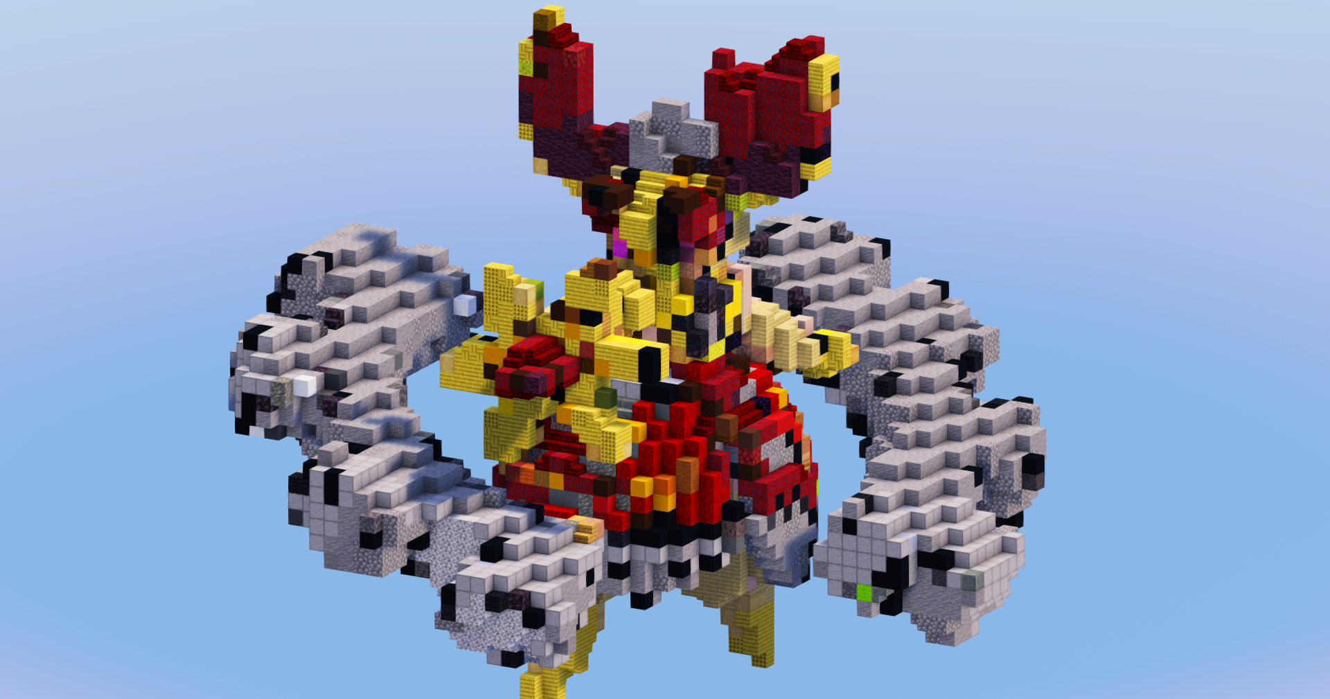 Mega Magearna Original from Pokemon — Minecraft Build by LeonisBuilds