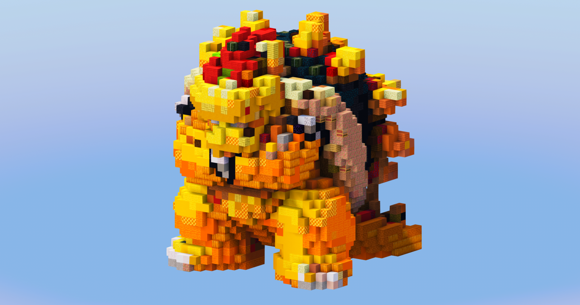 Bowser from Super Mario — Minecraft Build by LeonisBuilds (2)