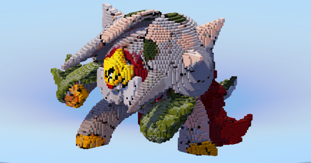 Mega Chesnaught — Minecraft Build by LeonisBuilds