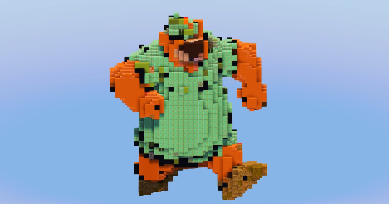 Little John from Disney Robin Hood — Minecraft Build by LeonisBuilds (2)