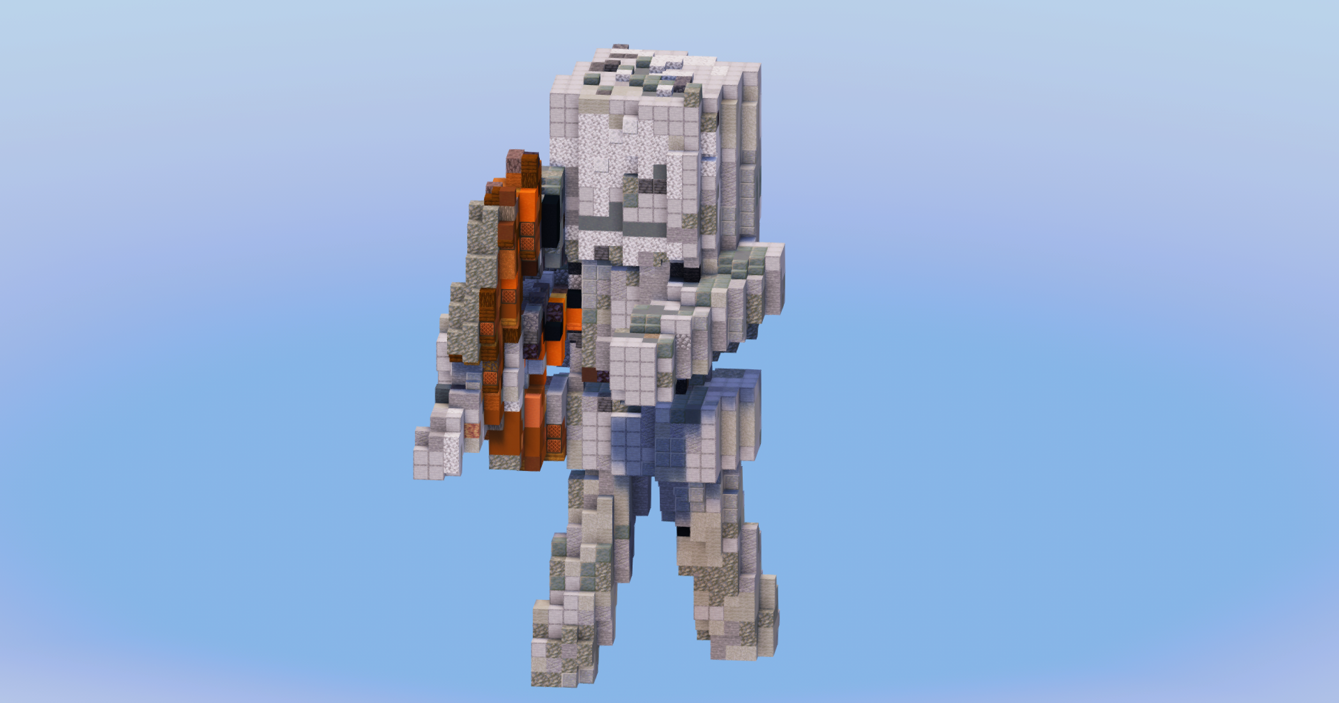 Skeleton from Minecraft — Minecraft Build by LeonisBuilds (2)