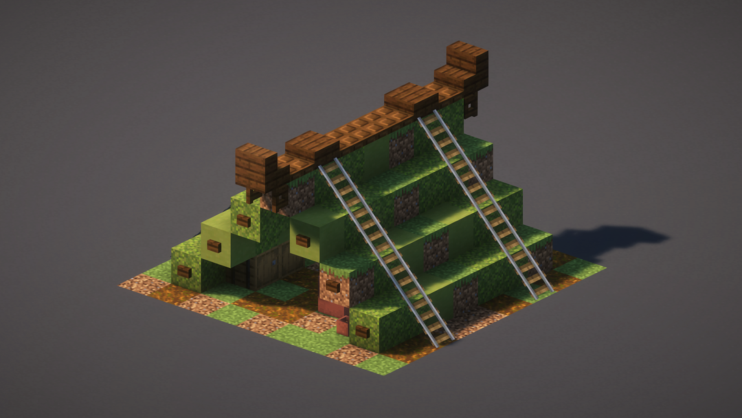 Forest Tent — Minecraft Build by MellowHat