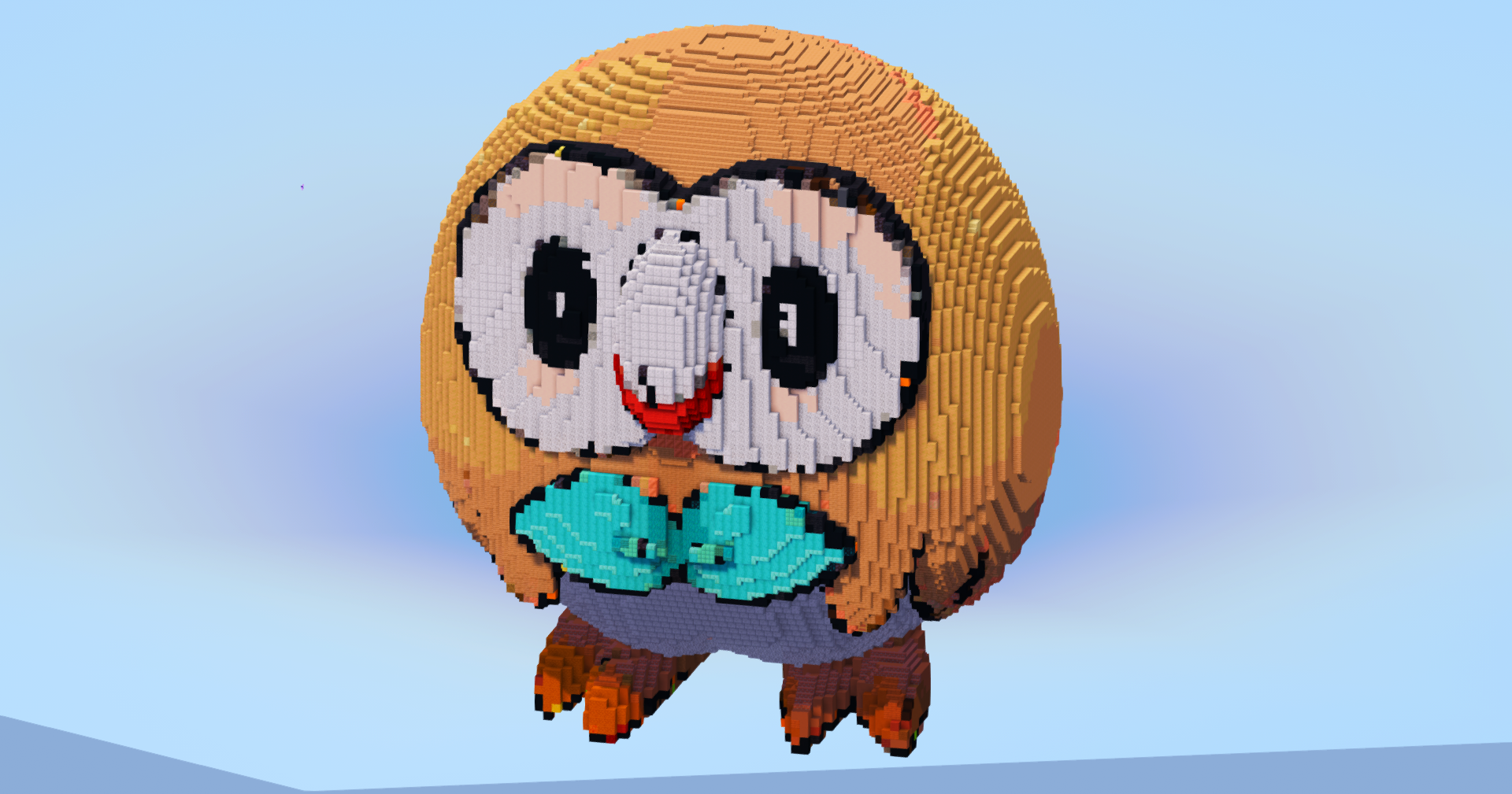 Rowlet — Minecraft Build by LeonisBuilds