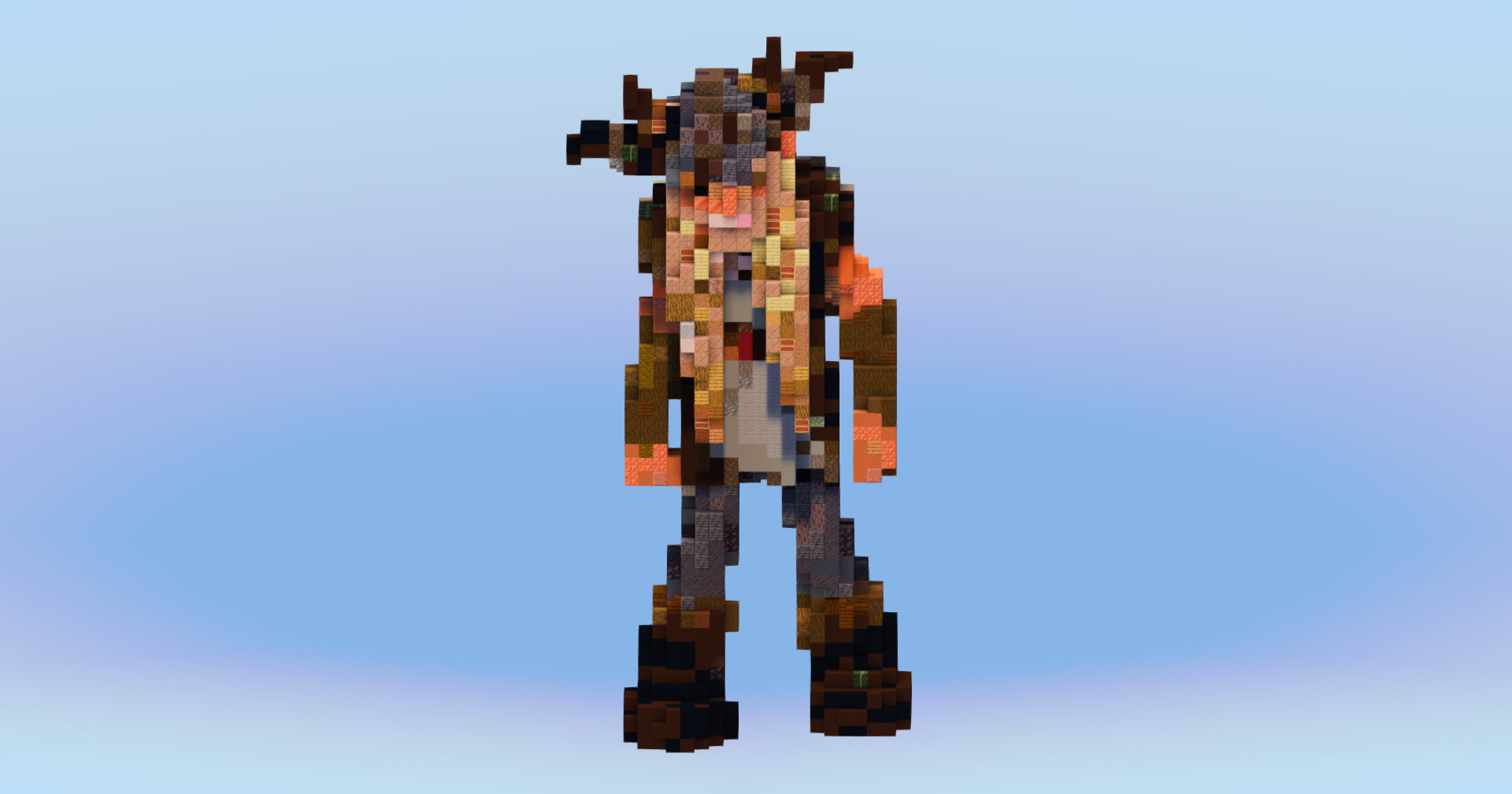 Tuffnut from How To Train Your Dragon — Minecraft Build by LeonisBuilds (2)