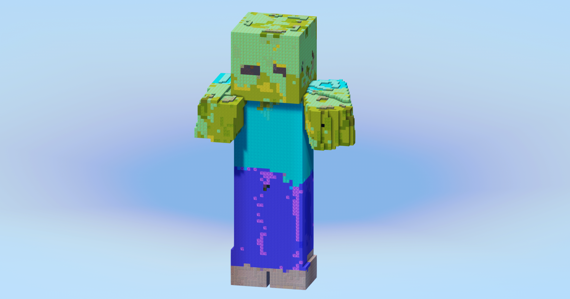 Zombie — Minecraft Build by LeonisBuilds