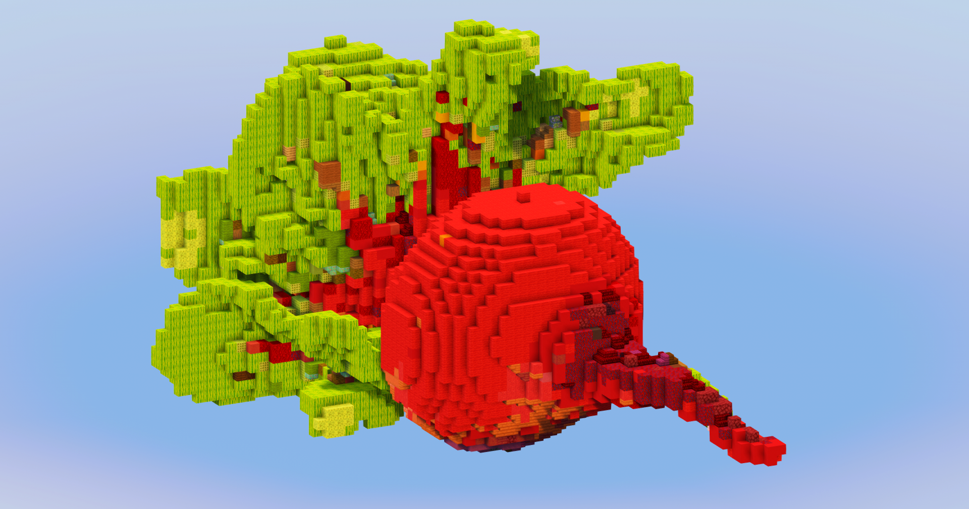 Beetroot Vegetable — Minecraft Build by LeonisBuilds