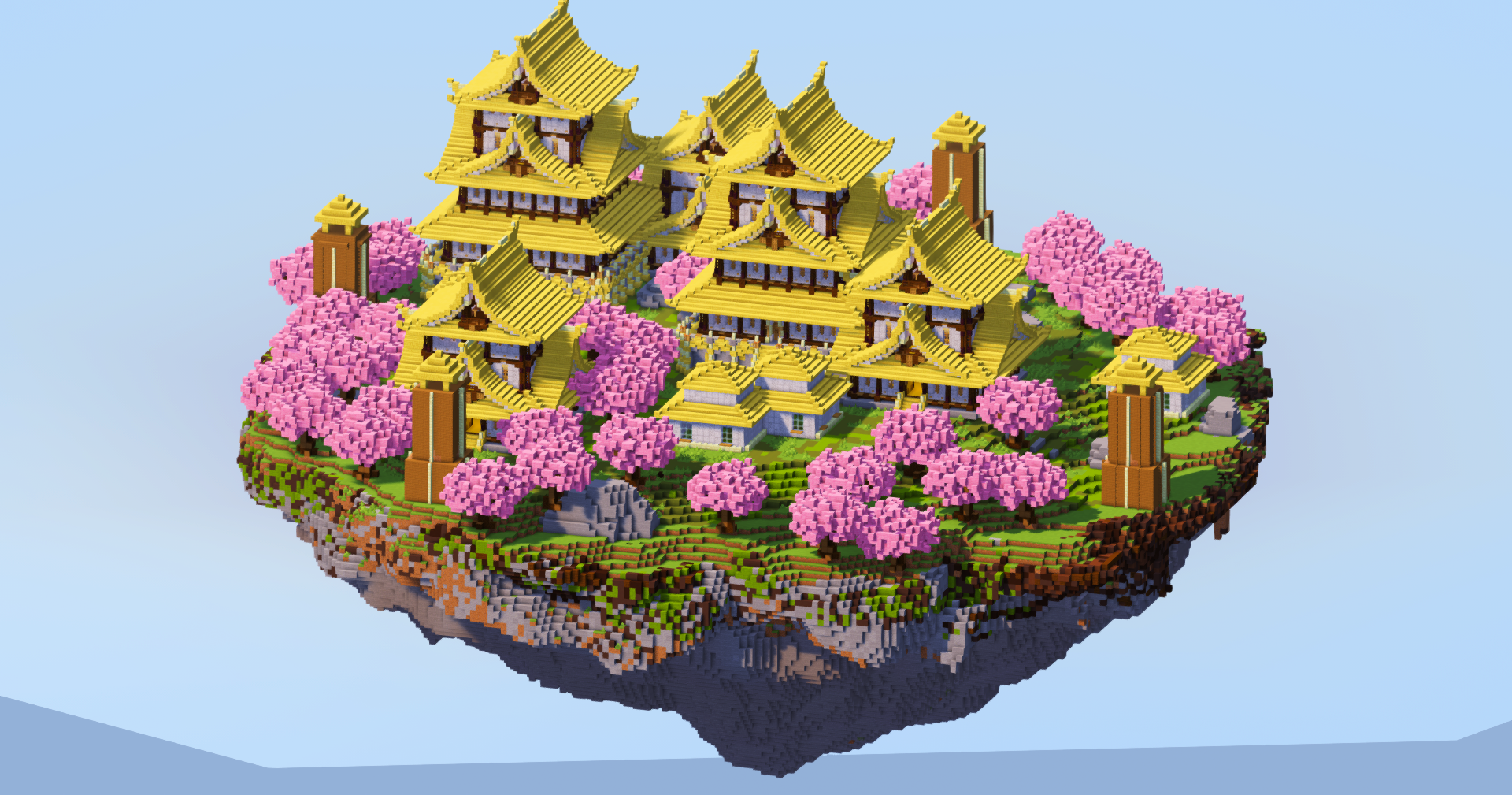 Japanese Floating Island Bamboo version