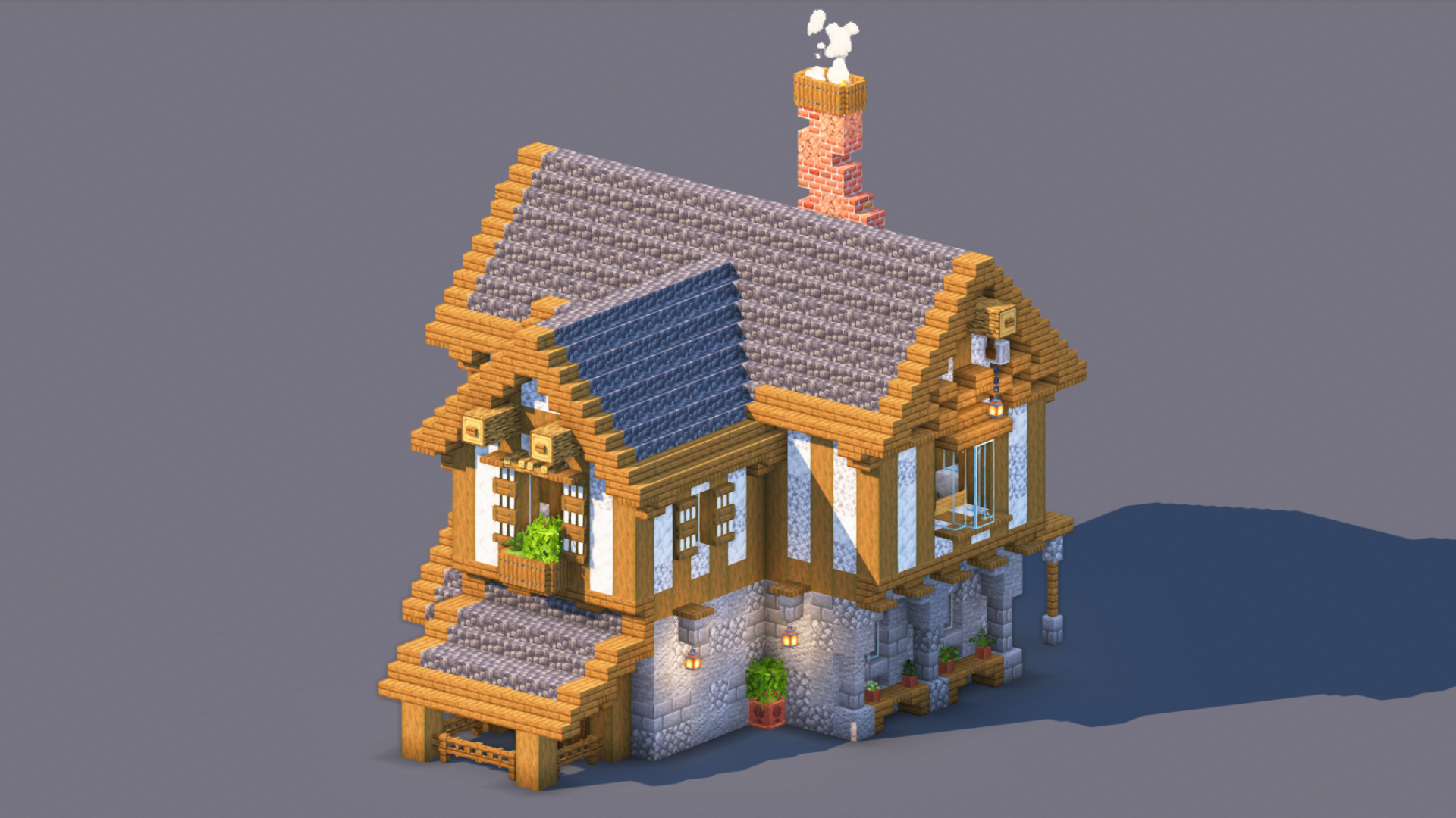 Medieval House – Fully Decorated Interior | Download — Minecraft Build by RaekonBuilds (4)