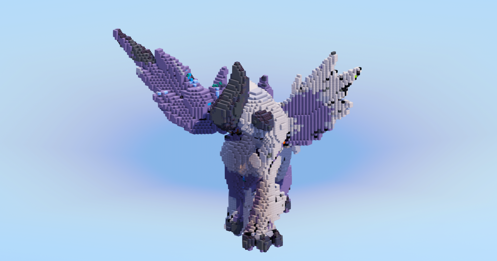 Mega Absol — Minecraft Build by LeonisBuilds