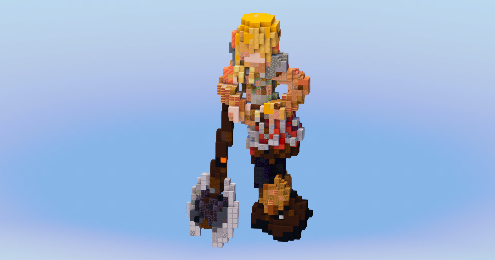 Astrid from How To Train Your Dragon — Minecraft Build by LeonisBuilds (2)