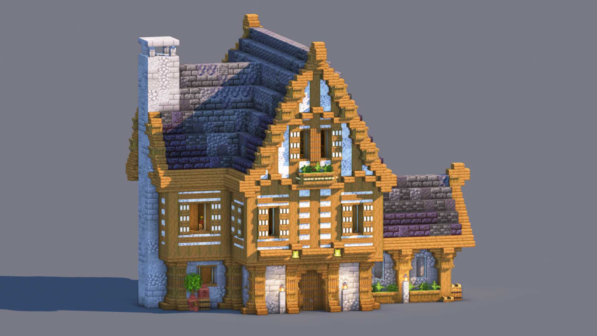 Medieval House – Fully Decorated Interior | Download — Minecraft Build by RaekonBuilds